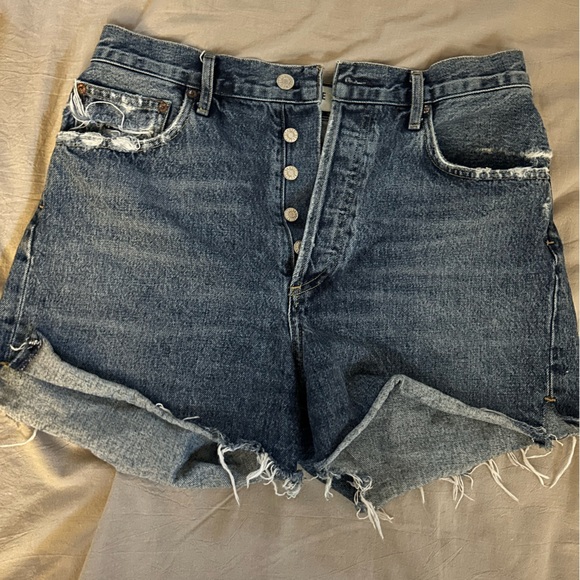 AGOLDE Dee High Rise Jean Shorts - Picture 2 of 9